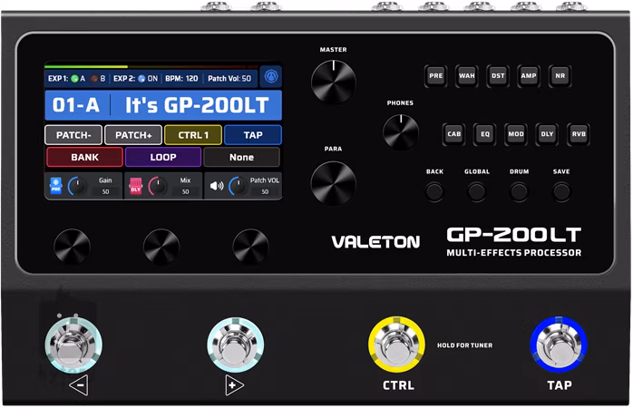 Valeton GP-200LT - Kytarový multiefekt