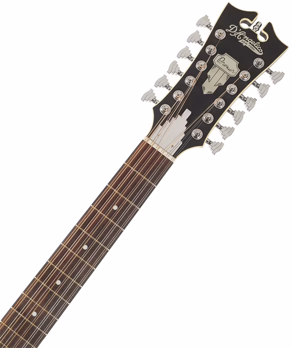 D'Angelico Fulton LS Grand Auditorium 12-String CE Satin Vintage Sunburst - Dvanáctistrunná elektroakustická kytara