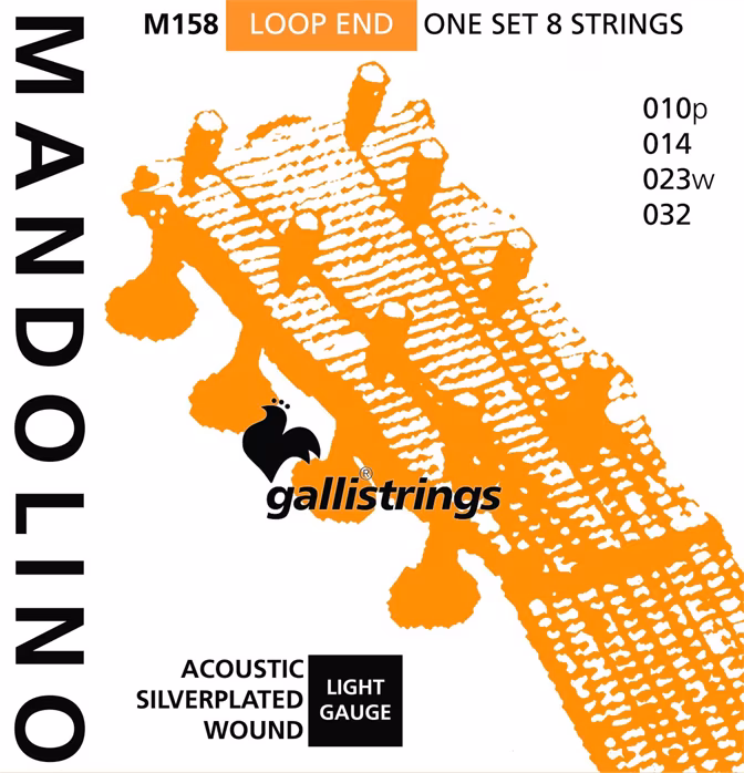 Galli M158 Mandolino Silverplated - Struny pro mandolínu