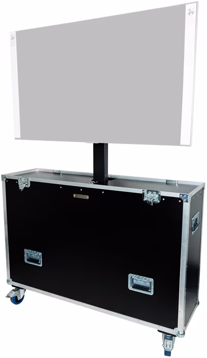Razzor Cases TV 55“ s automatickým motorovým výsuvem na dálkové ovládání - Univerzální transportní case