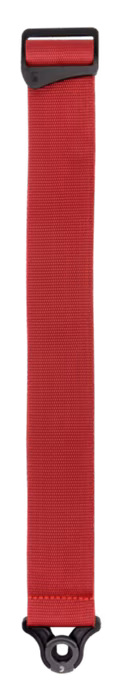 D'Addario Auto Lock Polypro Guitar Strap Red - Kytarový popruh