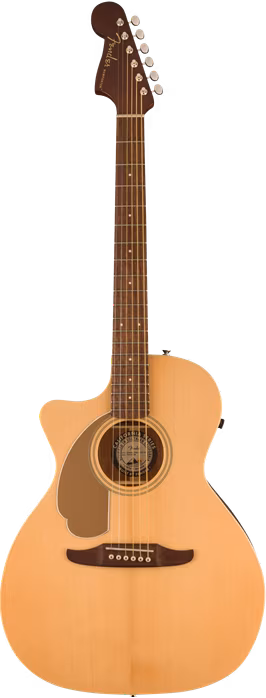 Fender Newporter Player LH WN NAT - Levoruká elektroakustická kytara