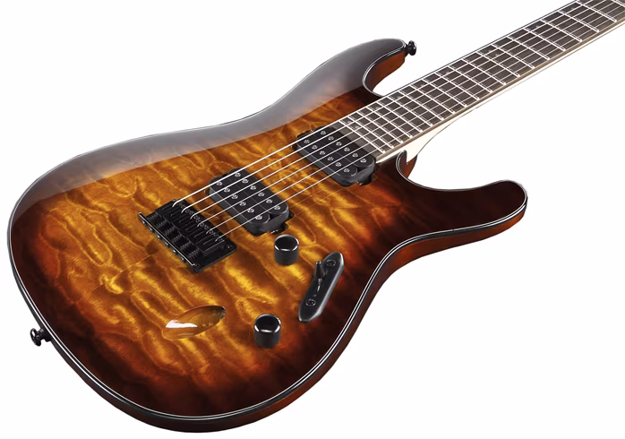 Ibanez S621QM Dragon Eye Burst - Elektrická kytara