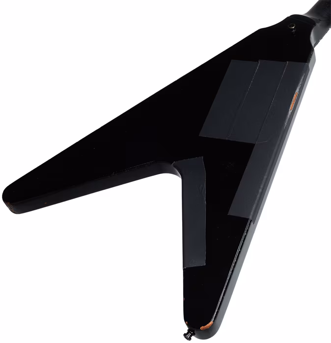 Gibson Custom 1979 Flying V Kirk Hammett Ebony Murphy Lab Replica Aged - Elektrická kytara
