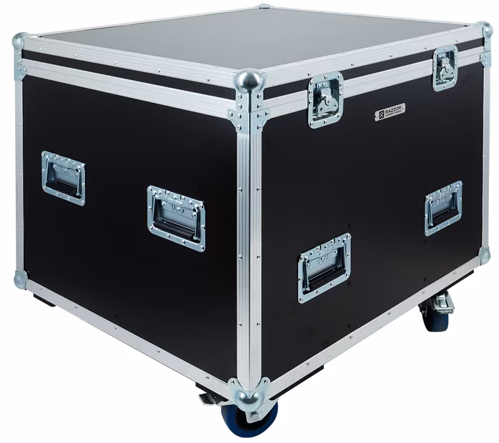 Razzor Cases 12x LED IP PAR 12x12W HCL ve dvou patrech po 6ks - Case na světla
