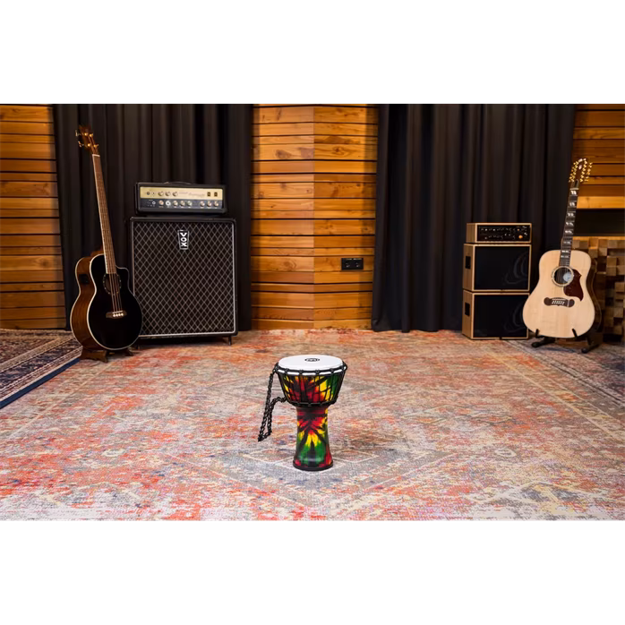 Meinl JRD-TD 7" Tie Dye Finish Djembe - Djembe