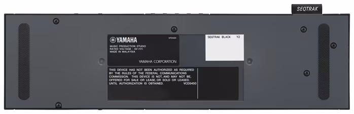 Yamaha SEQTRAK BLACK - Syntezátor, Groovebox, Sampler
