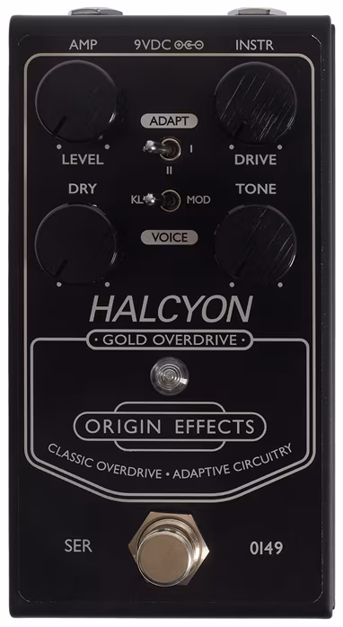 Origin Effects Halcyon Gold Overdrive Black Edition - Kytarový efekt