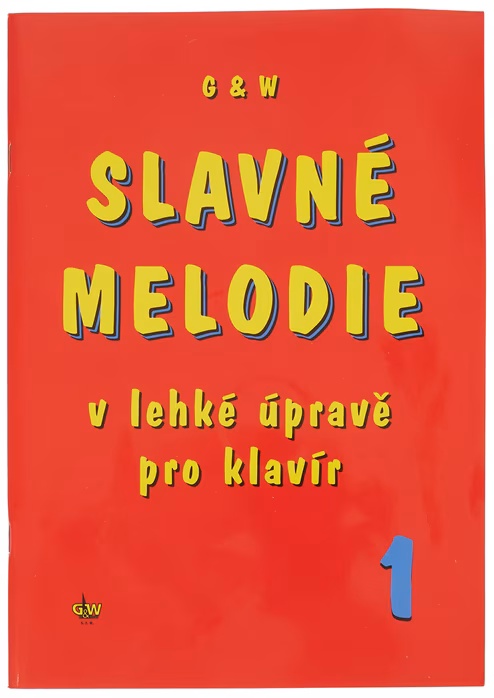 KN Slavné melodie v lehké úpravě pro klavír 1.díl - Noty pro klavír