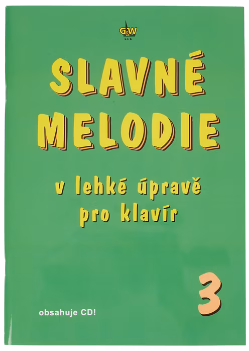 KN Slavné melodie v lehké úpravě pro klavír 3.díl - Noty pro klavír