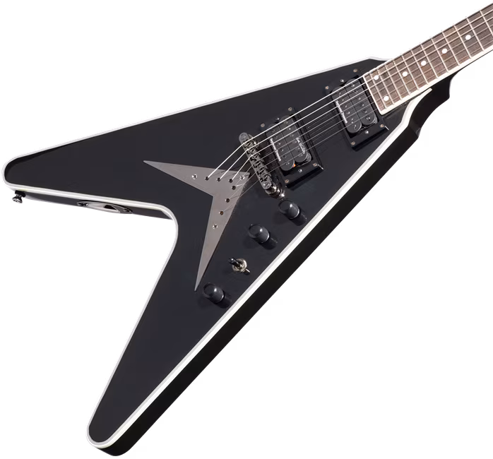 Epiphone Dave Mustaine Flying V Custom Black Metallic - Elektrická kytara