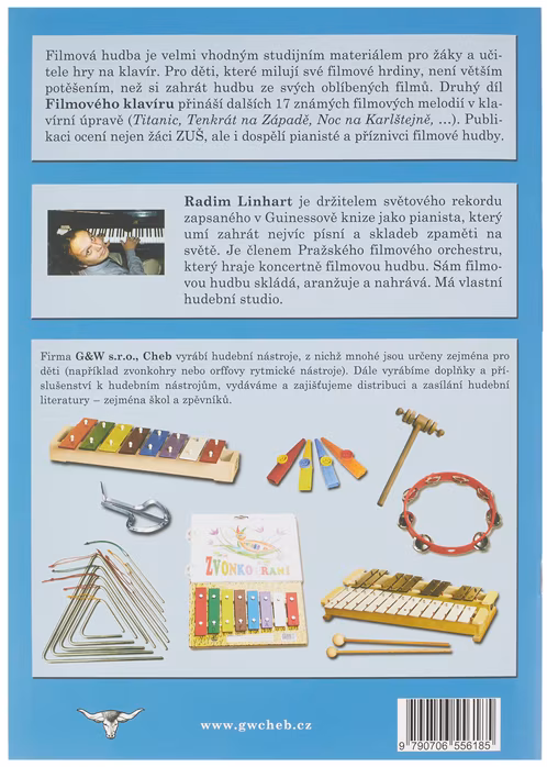 KN Filmový klavír 2.díl - Noty pro klavír