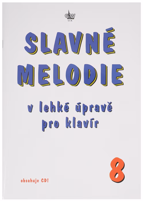 KN Slavné melodie v lehké úpravě pro klavír 8. díl - Noty pro klavír