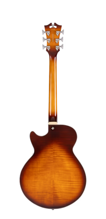 D'Angelico Premier SS Single Cutaway Stop-Bar Tailpie CE Dark ICEd Tea Burst - Semiakustická kytara