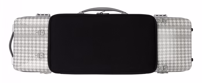 Bam CABOURG Hightech Oblong Violin case Silver - Pouzdro na housle