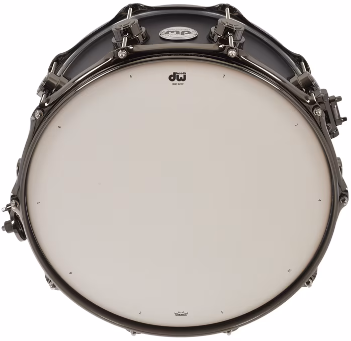 DW 14" x 6,5" Collector´s Satin Oil Matte Black/Black Nickel - Snare bubínek