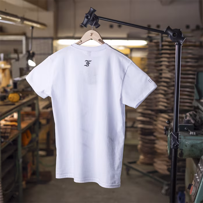 Furch White T-shirt print bracing XL - Tričko