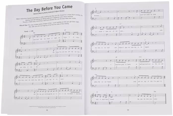 MS Really Easy Piano: Abba - Škola hry na klavír