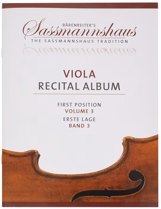 MS Viola Recital Album, svazek 3 - Noty pro violu