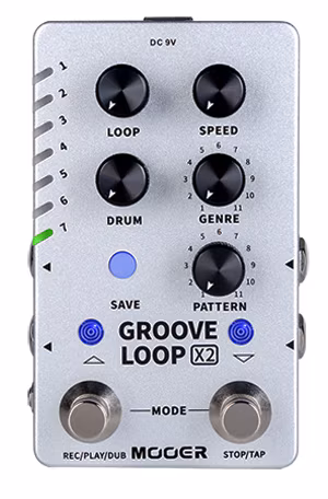 Mooer Groove Loop X2 - Kytarový looper