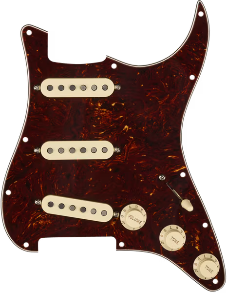 Fender Pre-Wired Pickguard, Strat SSS FAT 50'S SHELL - Set snímačů pro elektrickou kytaru