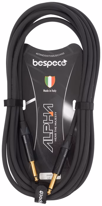 Bespeco Alpha Instrument Cable Neutrik 4.5 m - Nástrojový kabel