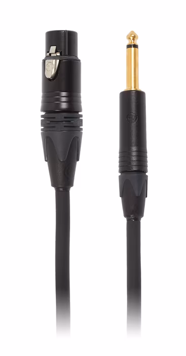 Bespeco Alpha Microphone Cable Neutrik XLR F - Jack 3 m  - Mikrofonní kabel