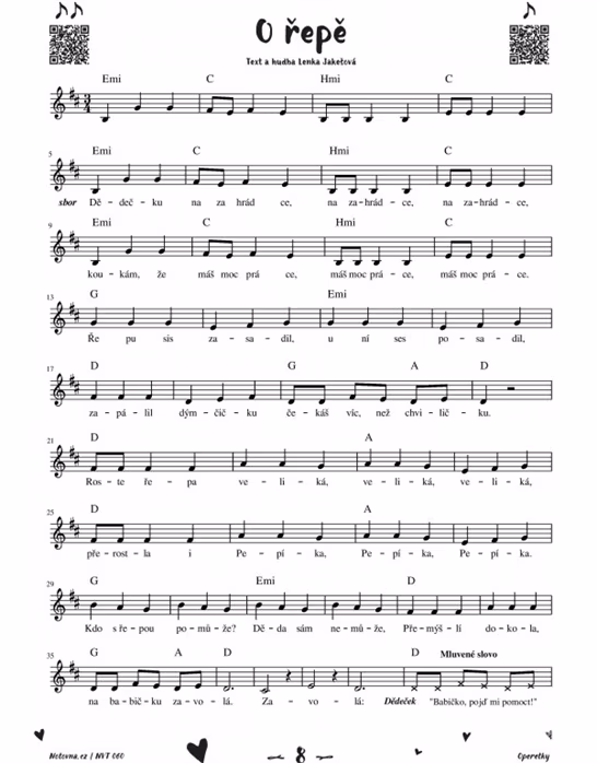 KN Pohádkové operetky - Zpěvník