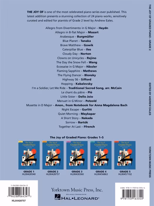 MS The Joy Of Graded Piano - Grade 2 - Škola hry na klavír