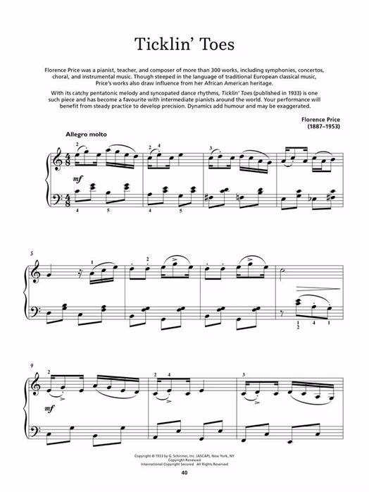MS The Joy Of Graded Piano - Grade 4 - Škola hry na klavír