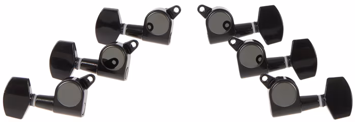 Razzor Guitar Tuners 3+3 Black - Kytarová mechanika