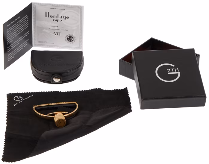 G7th Heritage 2 12-String Guitar Gold - Kapodastr