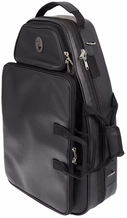 Marcus Bonna Flightcase MB, 2 Piston Trumpets, Black Leather - Pouzdro na dvě trubky