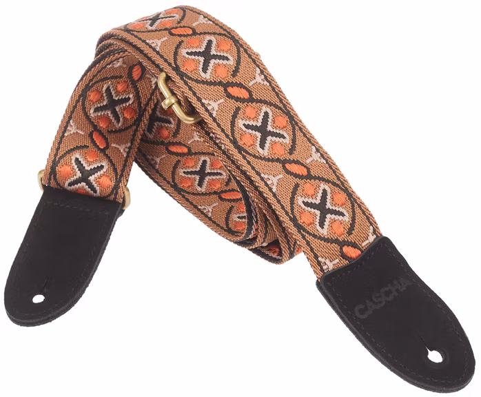 Cascha CUS-JW3 Ukulele Strap Jacquard - Cross - Popruh pro ukulele