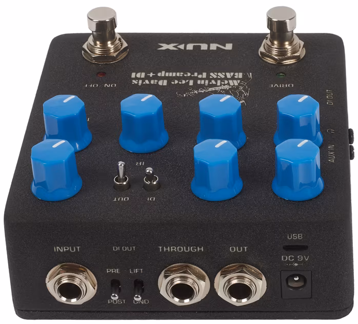 Nux NBP-5 MLD Bass Preamp & DI - Baskytarový předzesilovač a DI Box