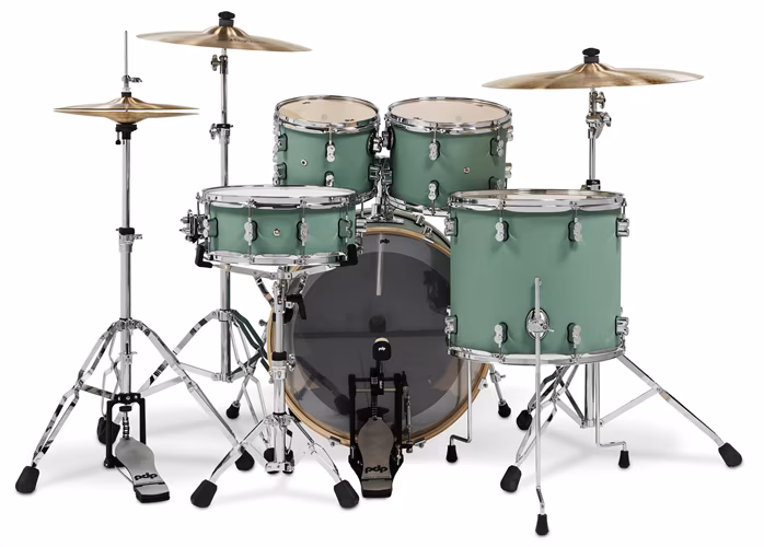 PDP Concept Maple 5 Piece Set Satin Seafoam Finish Ply - Bicí souprava