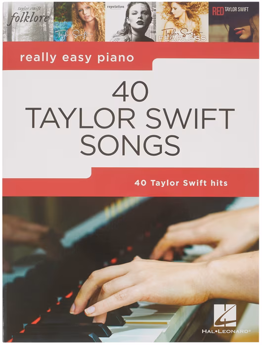 MS Really Easy Piano: 40 Taylor Swift Songs - Noty pro klavír