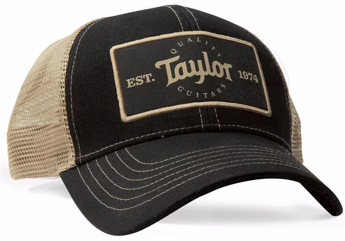 Taylor Trucker Cap Black/Khaki - Kšiltovka