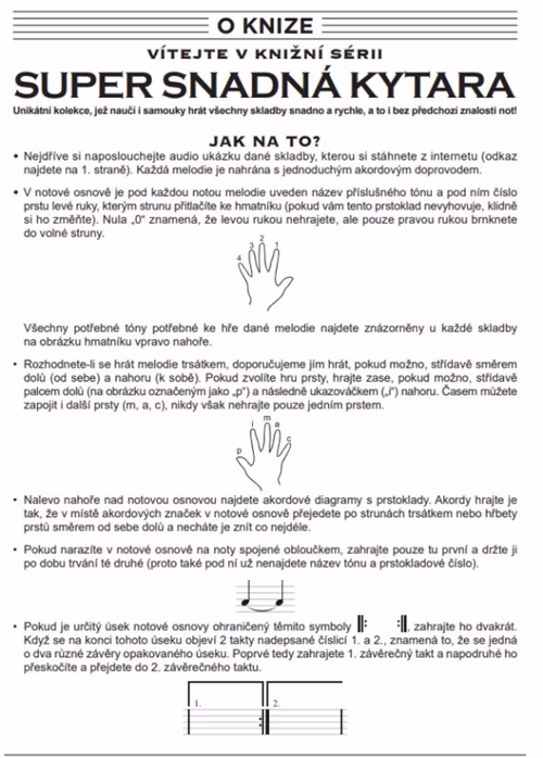 KN Super Snadná Kytara: Klasika pro samouky a začátečníky (+online audio) - Škola hry na kytaru