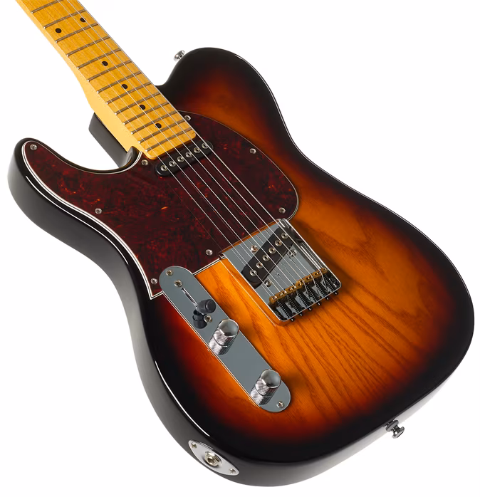 G&L Tribute ASAT Classic Lefty 3-Tone Sunburst MP - Levoruká elektrická kytara