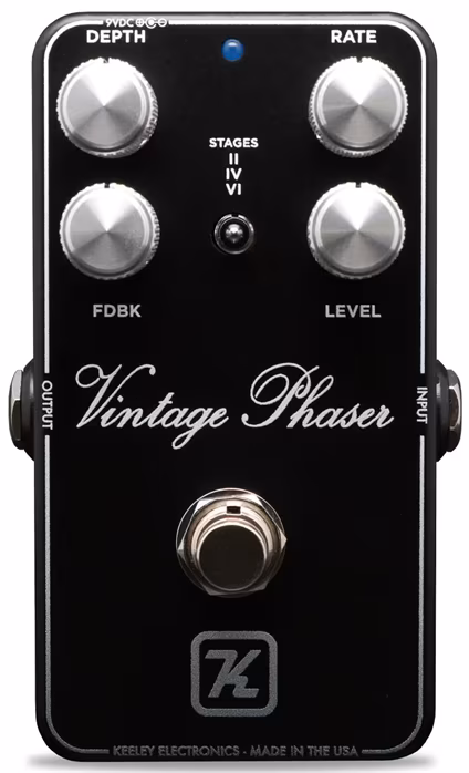 Keeley Vintage Phaser - Chromalux Custom Shop Edition - Kytarový efekt