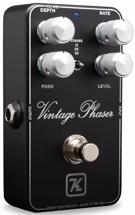 Keeley Vintage Phaser - Chromalux Custom Shop Edition - Kytarový efekt