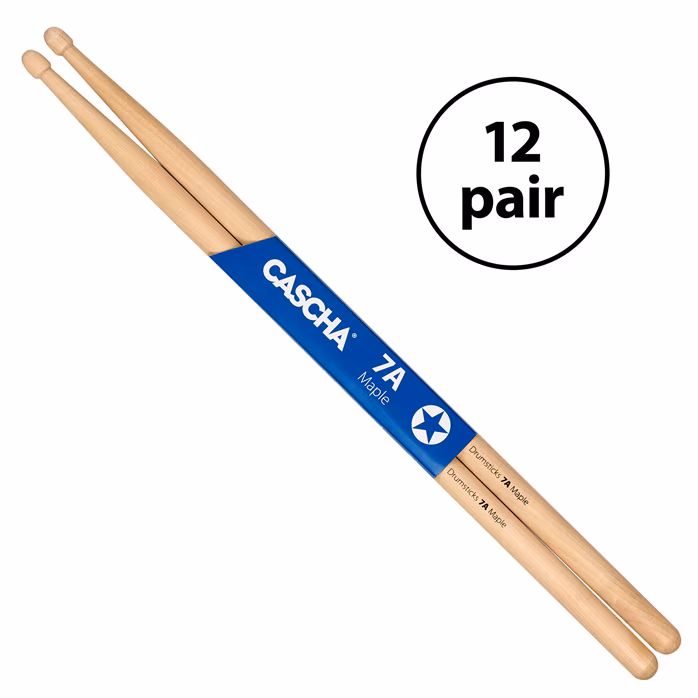 Cascha Drumsticks Pack 7A Maple - Javorové paličky