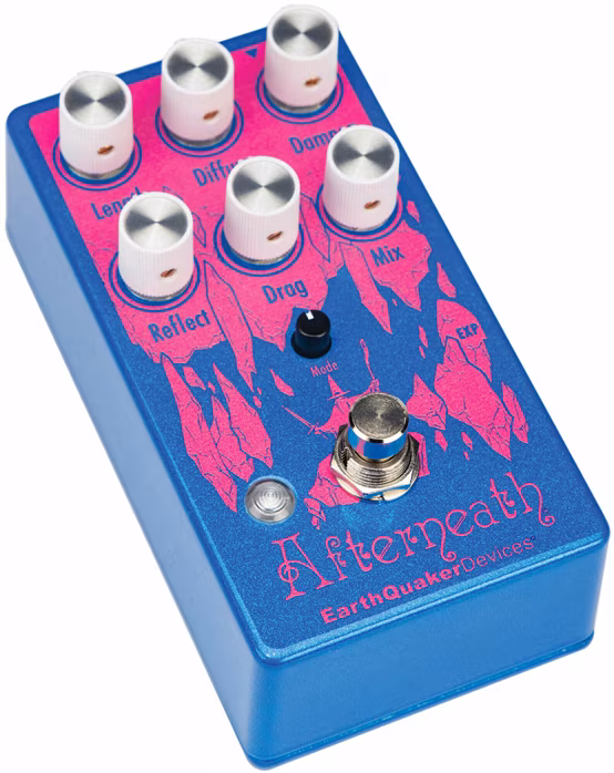 Earthquaker Devices Afterneath V3 BM Custom Lite Blue/Magenta - Kytarový efekt