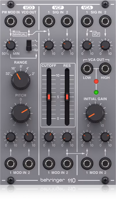 Behringer 110 VCO/VCF/VCA - Eurorack modul