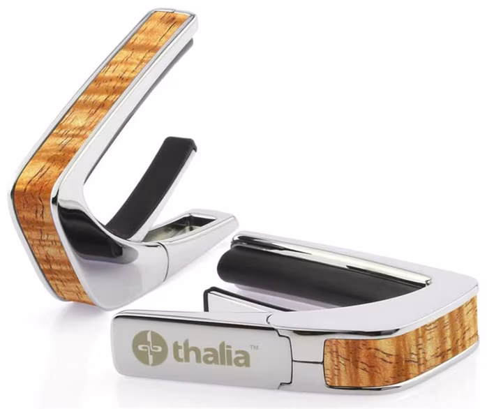 Thalia Wood Collection Koa AAA Chrome - Kapodastr