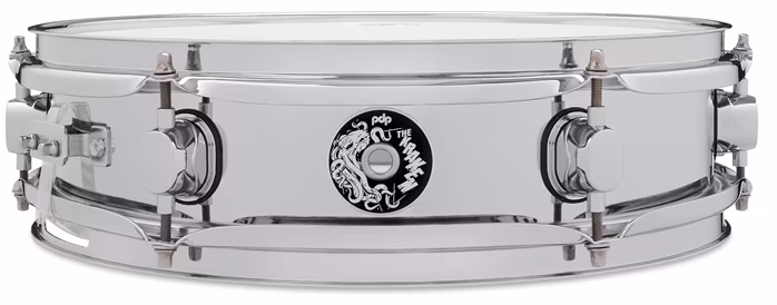 PDP 13" x 3,5" Kraken Chrome-over-Steel Piccolo Snare Drum - Snare bubínek