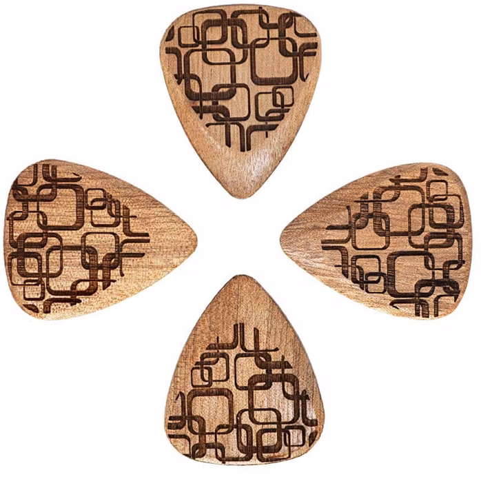 Timber Tones Laser Tones Grip Art Deco 4-Pack - Trsátka