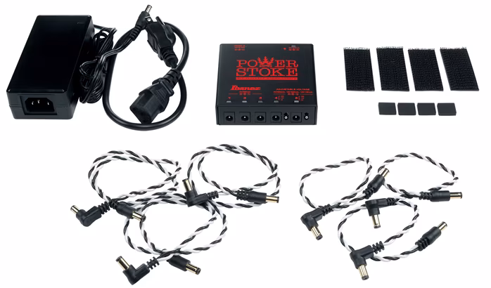 Ibanez Guitar Pedal Power Supply - 6 Isolated Outputs for Guitar Pedals - Multiadaptér