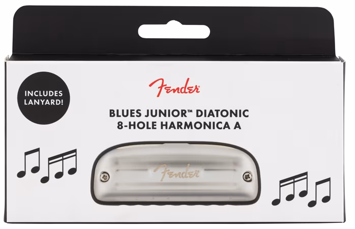 Fender Blues Junior Diatonic 8-hole Harmonica A - Foukací harmonika